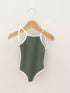 Retro Swimsuit in Green